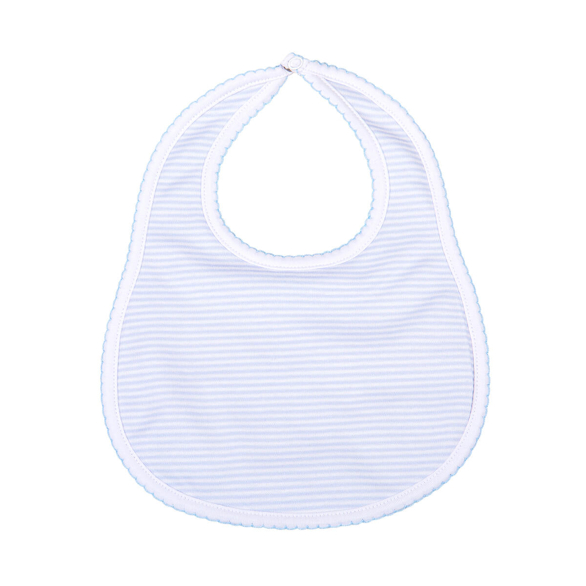 Magnolia Baby - Mini Stripes Blue Bib