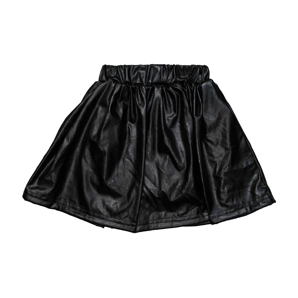 Belle Cher - Black Metallic Kid Skort