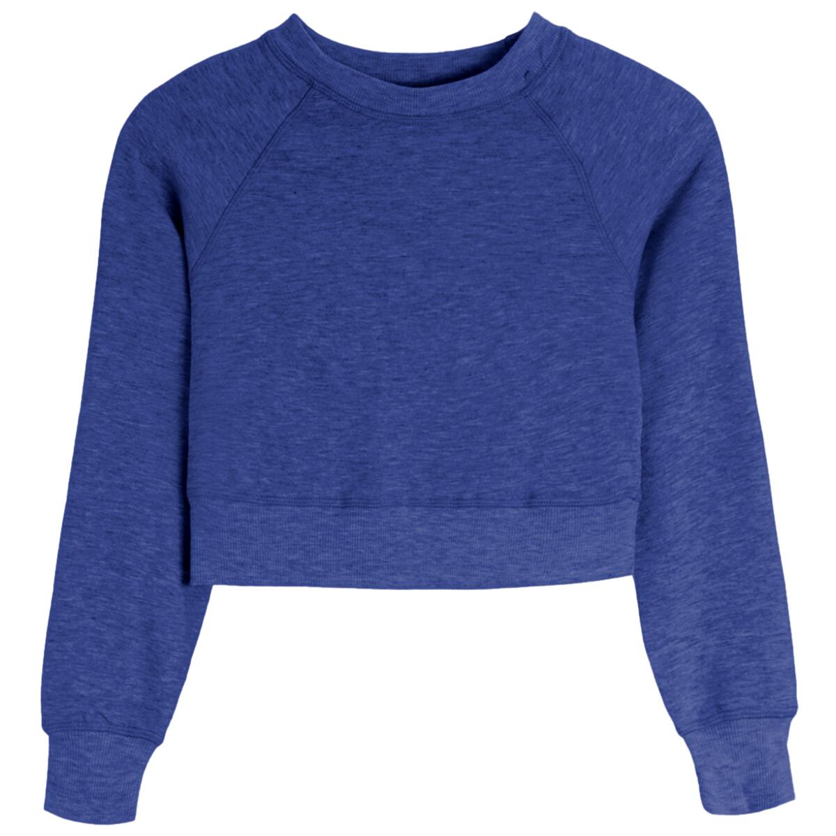 Suzette - Brushed Soft Cloud Crewneck - Marlin Blue
