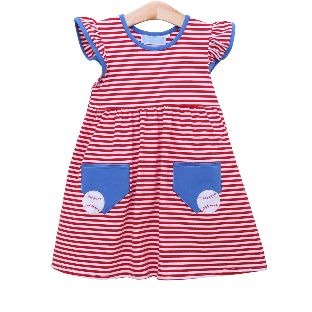 Trotter Street - Baseball Pocket Dress
