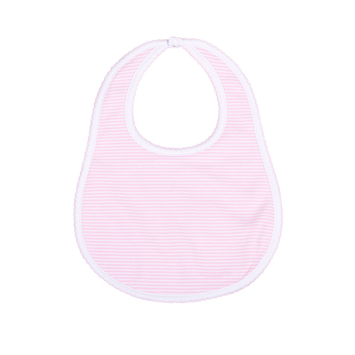 Magnolia Baby - Mini Stripes Pink Bib