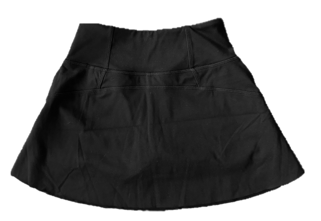 Suzette - High Waisted Skort - Black