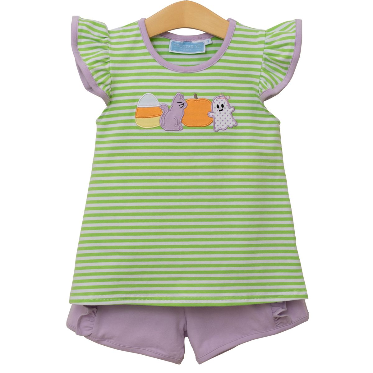 Halloween Flutter Top & Short Set