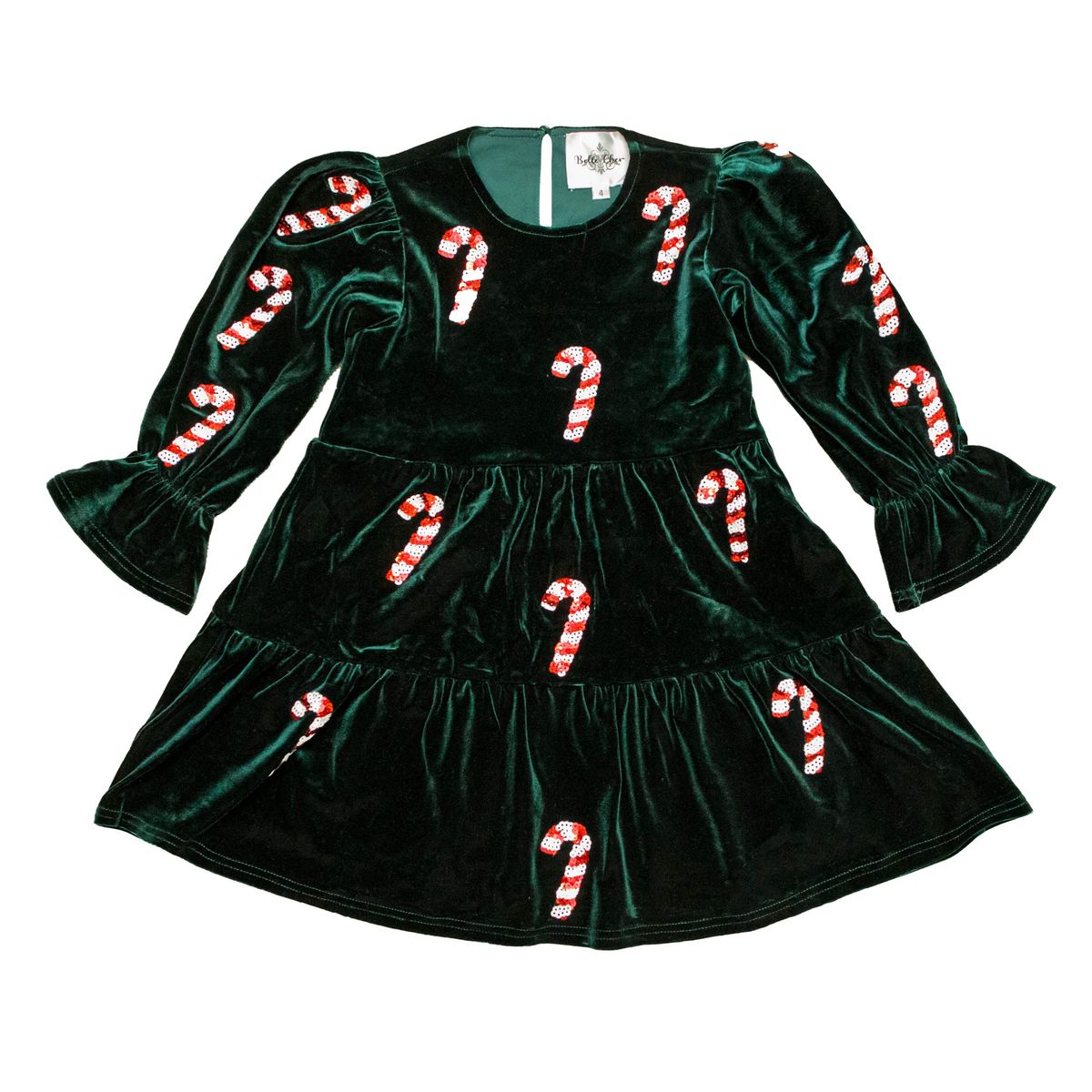 Candy Cane Green Velvet Dress 12 Candy Cane Green Velvet Dress 12