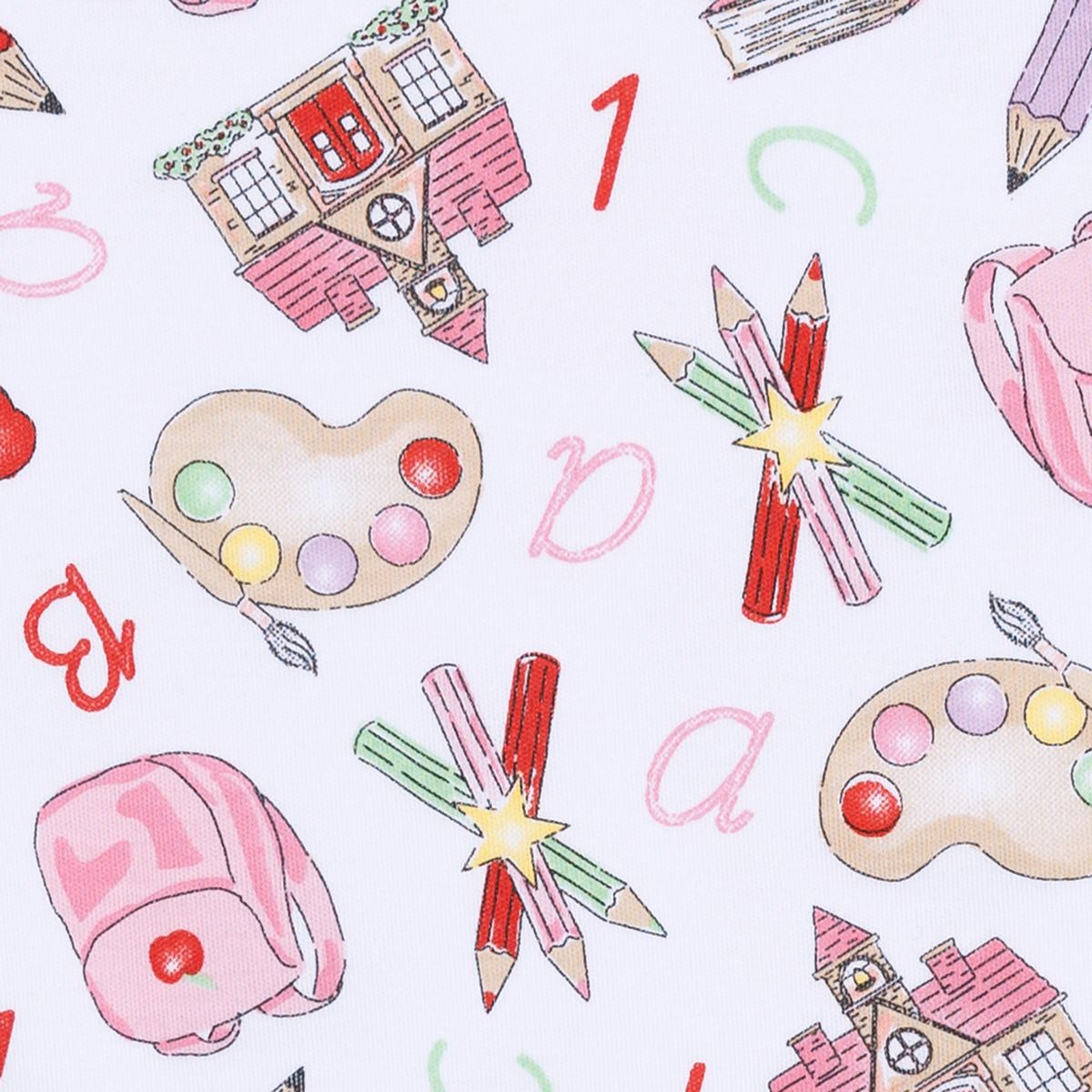 Magnolia Baby - School Day Sweetness Pink L/S Toddler Dress