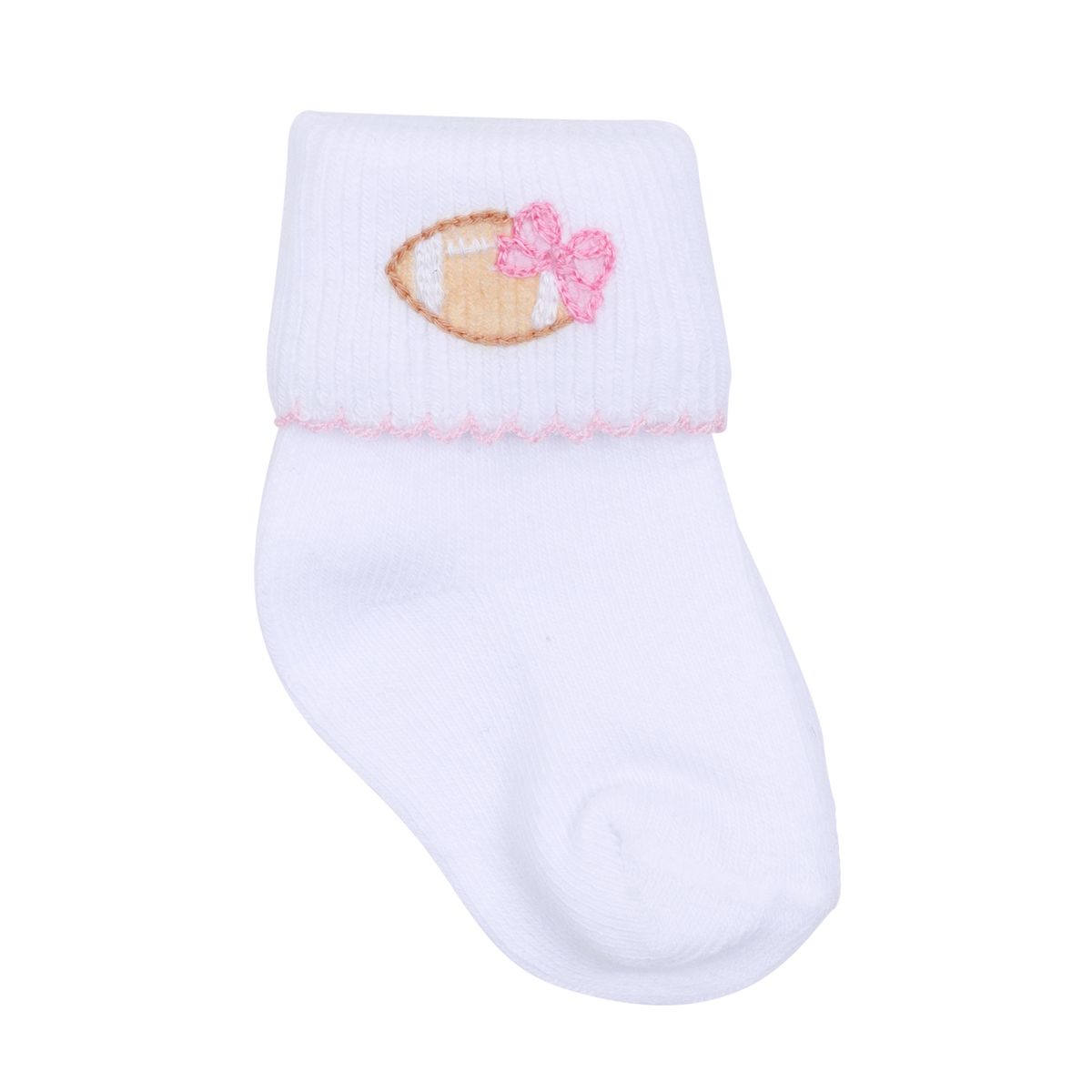 Touchdown Cutie Pink Emb Socks