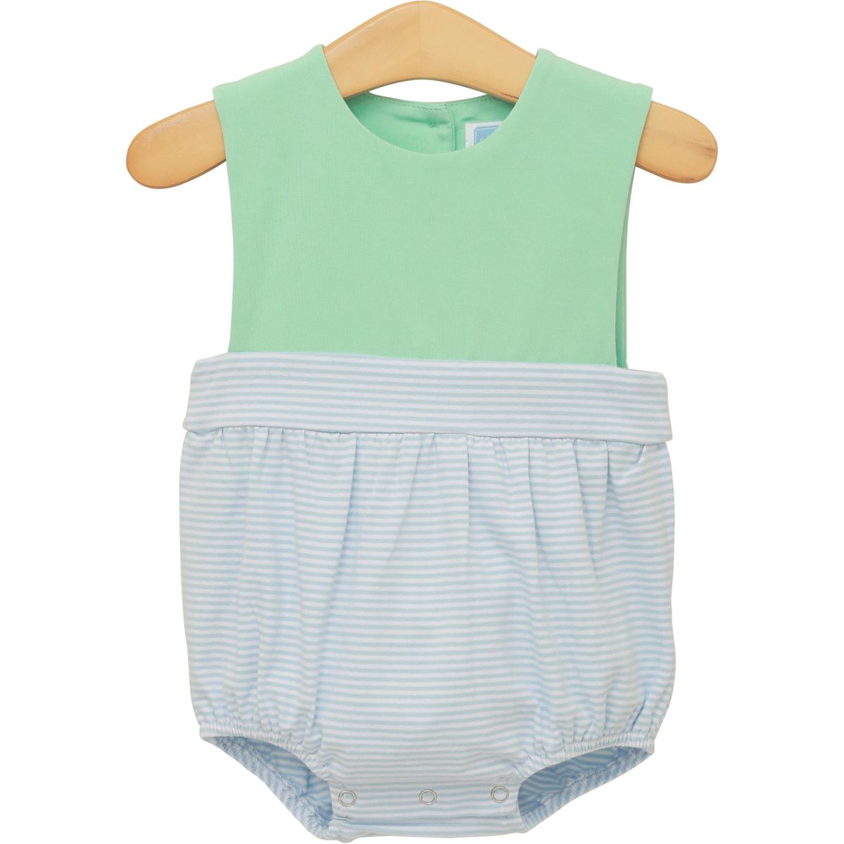 Light Blue Stripe & Mint Thomas Bubble