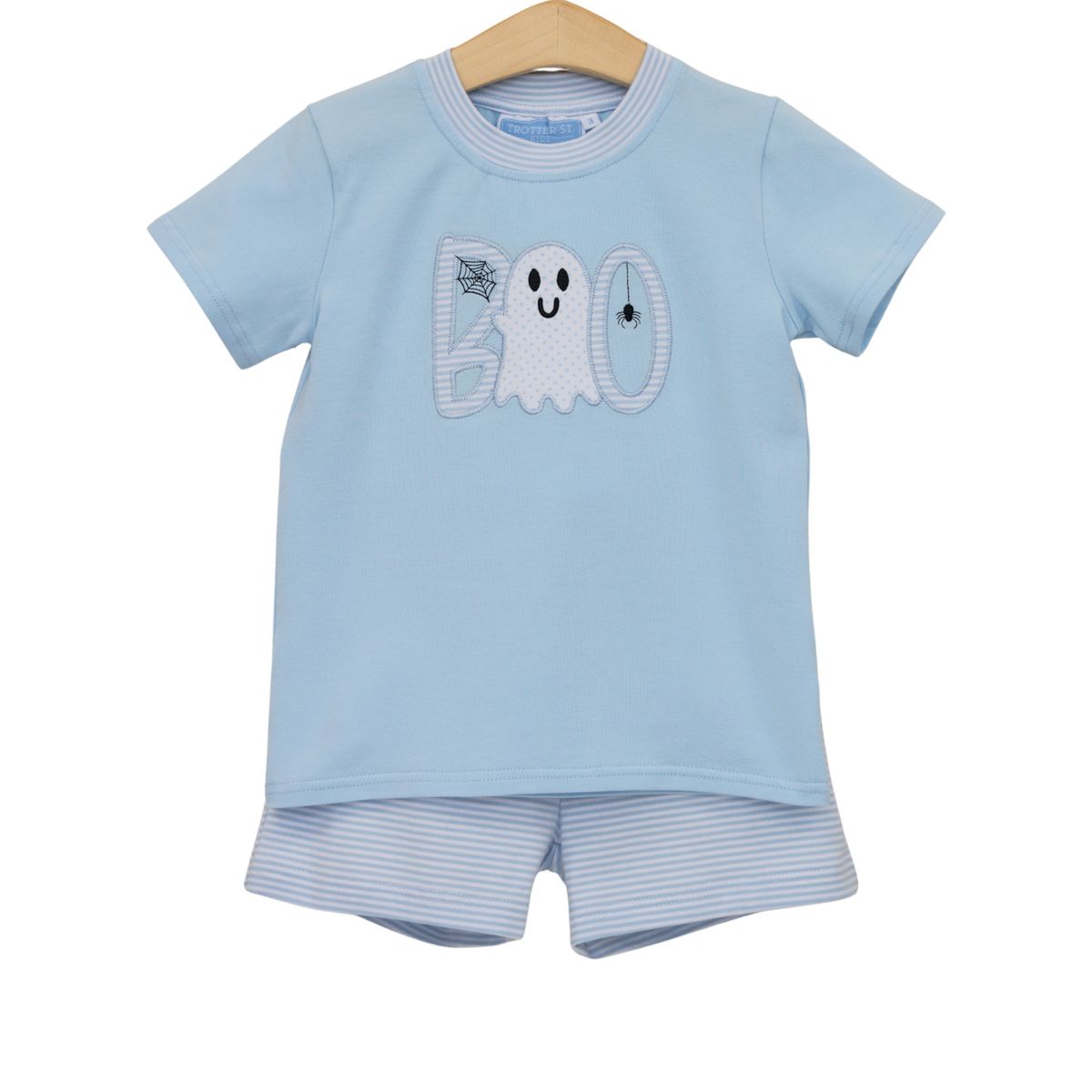 Blue Boo Short Set