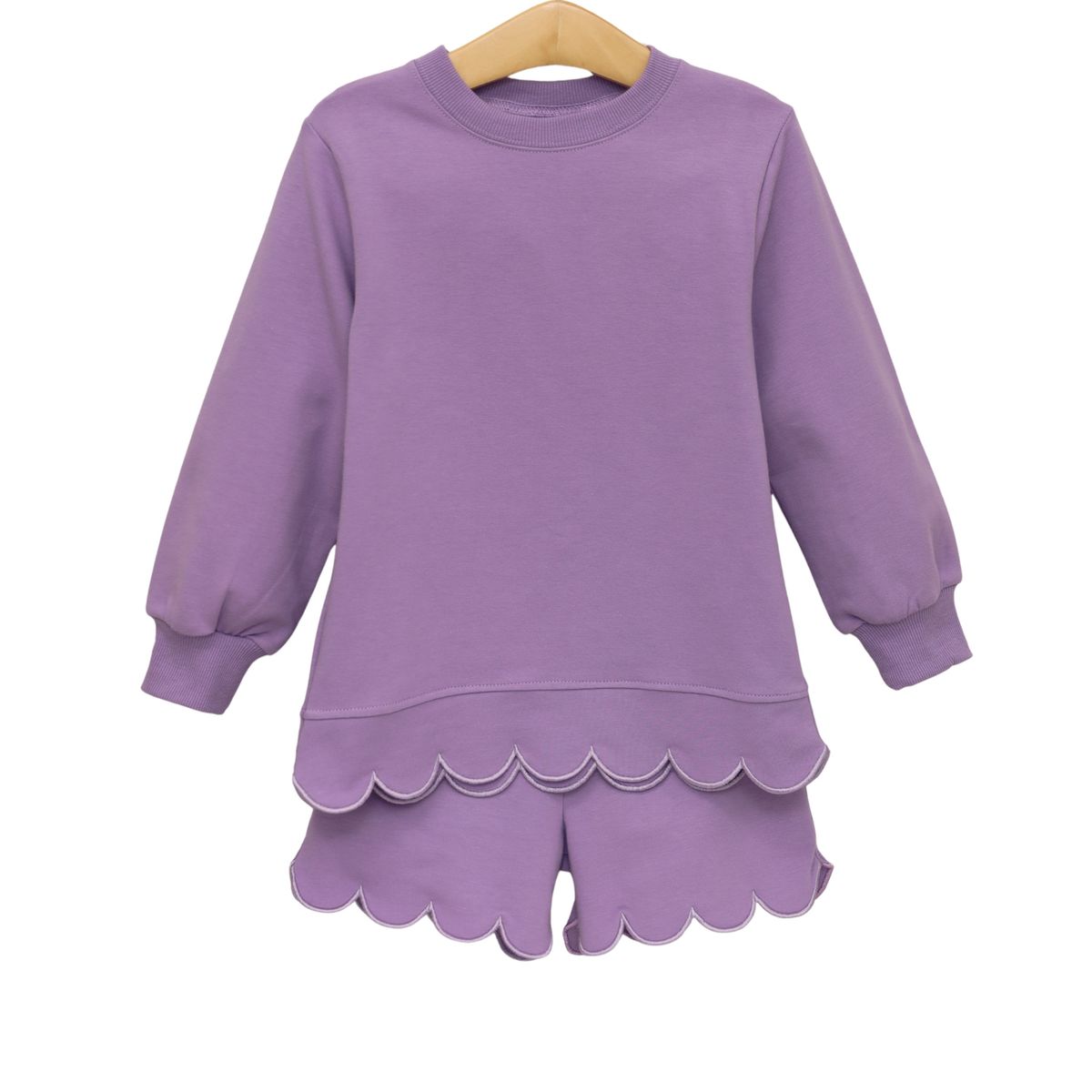 Lavender Sophia Scalloped Set