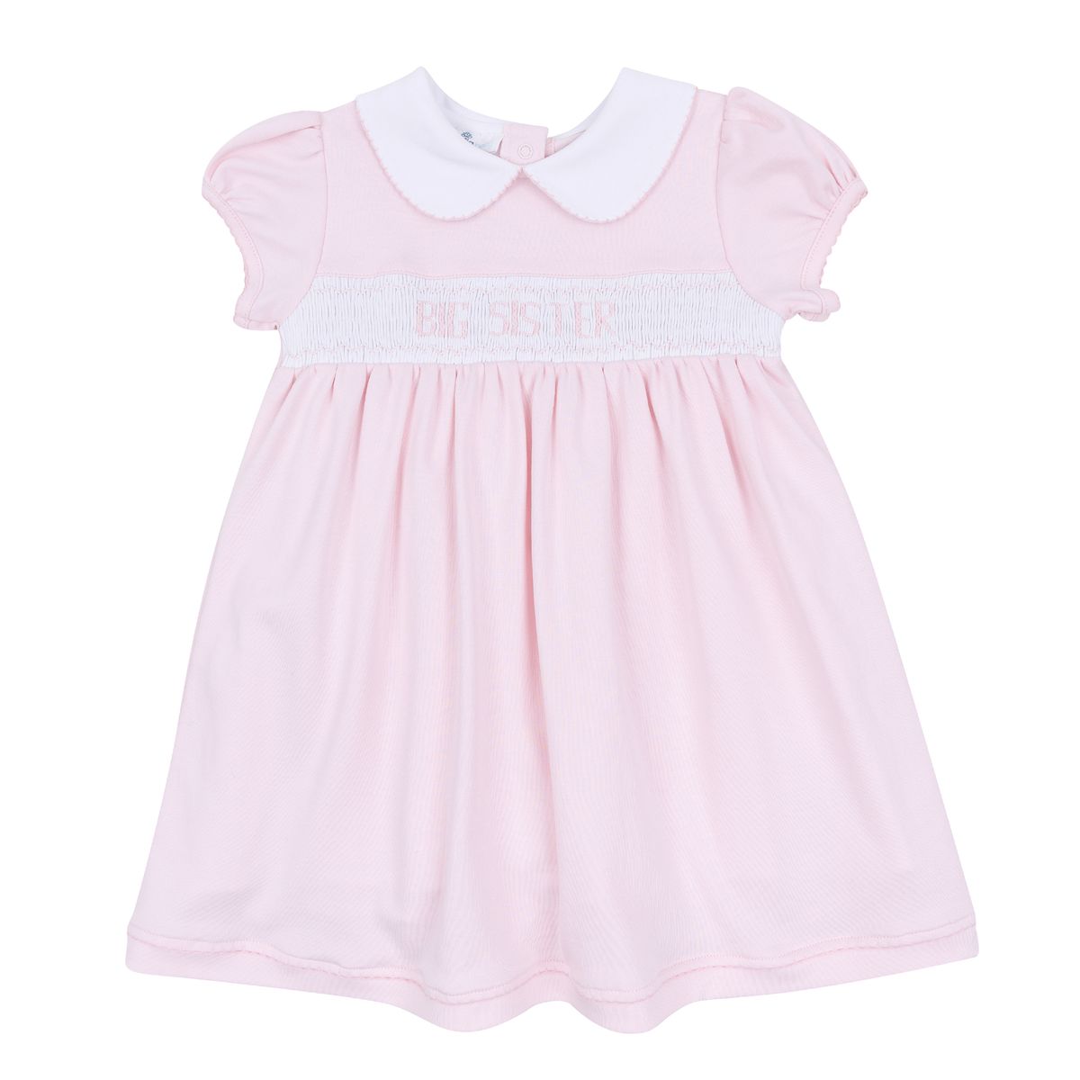 Big Sister Smocked Short Sleeve Dress 2T