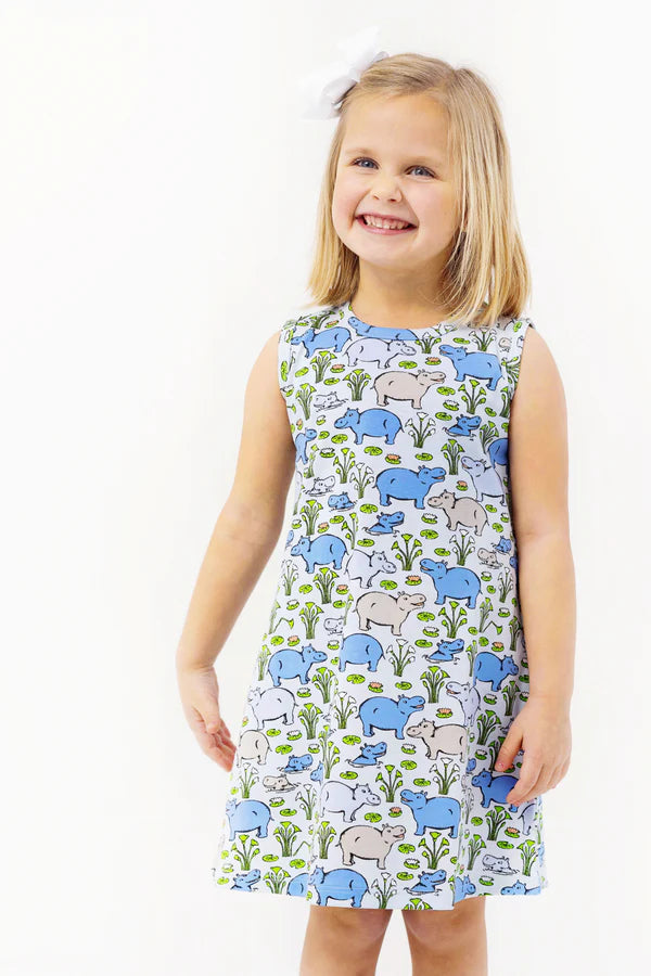 Bal Harbour Hippo Sleeveless Polly Play Dress