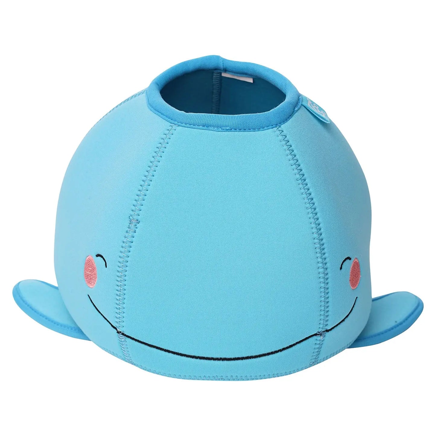 Manhattan Toy whale fill and spill bath toy, floating plastic toy for children’s bath time, colorful blue whale design