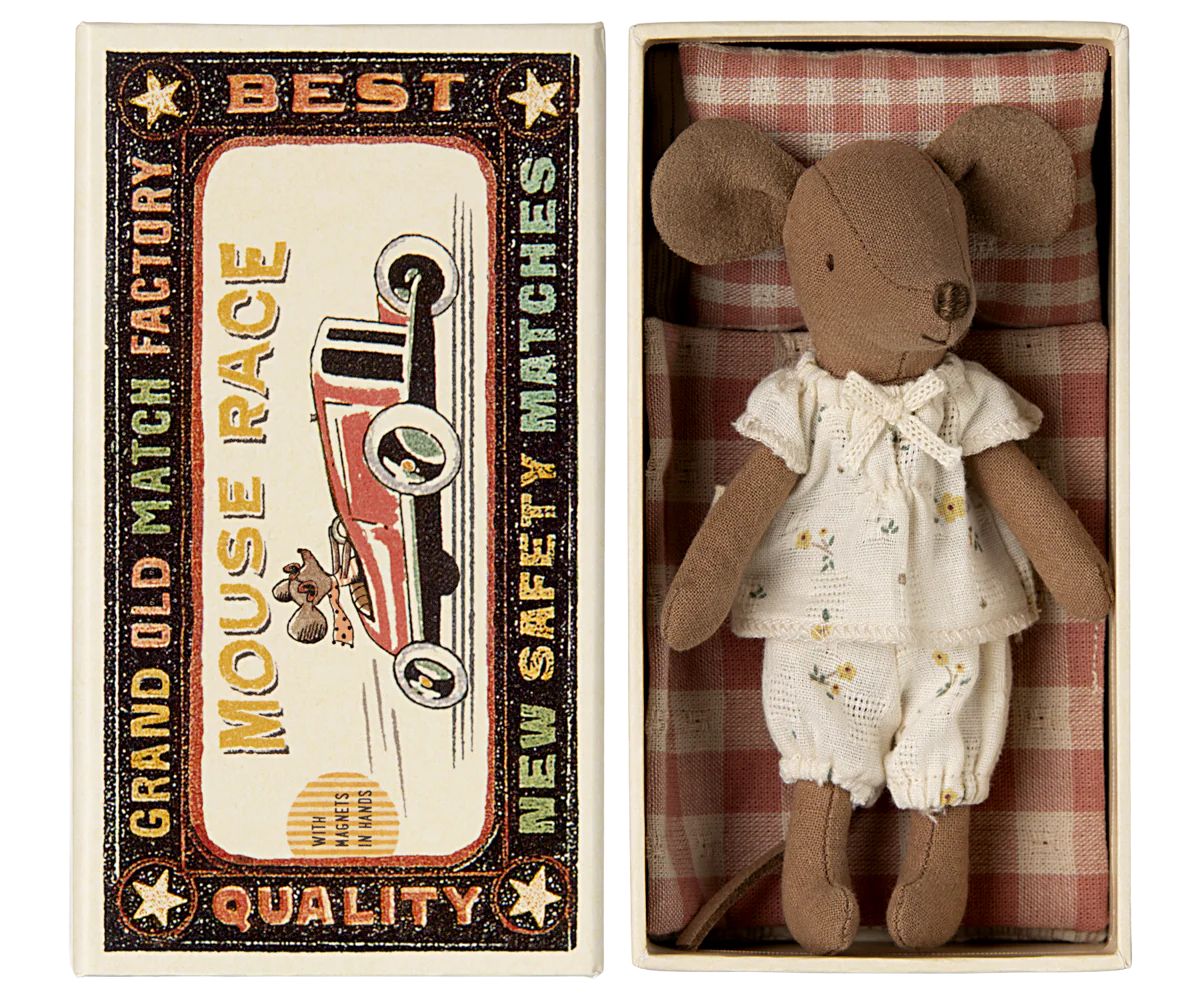 Maileg - Big Sister Mouse in Matchbox