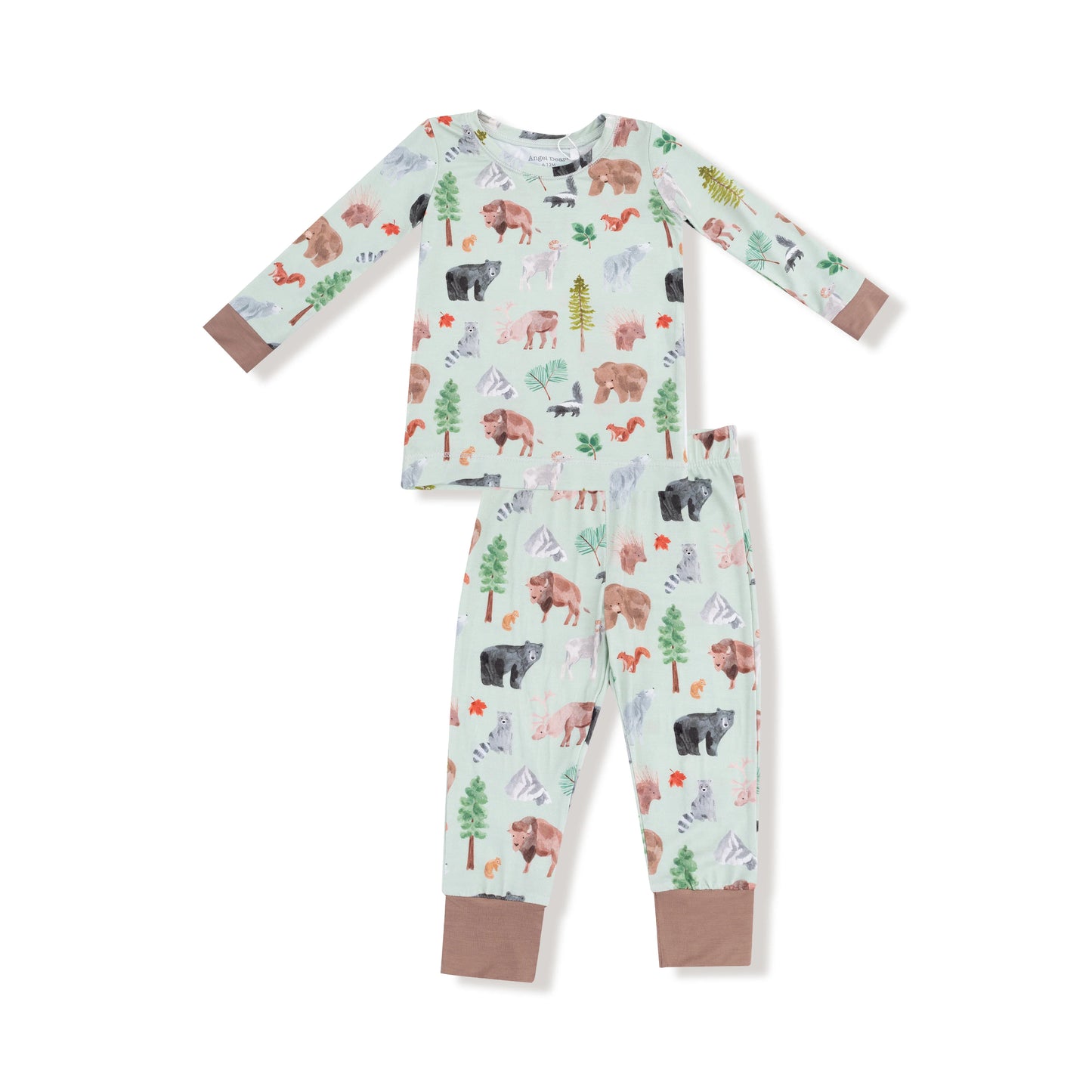 American Woodland Animals Long Sleeve Loungewear Set