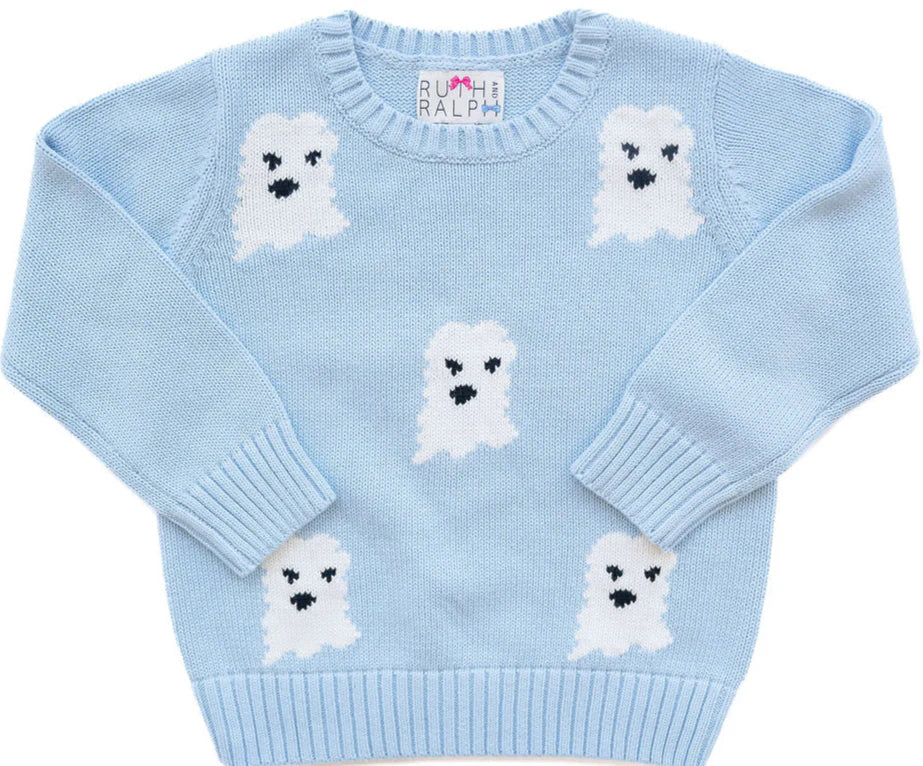 Ruth and Ralph - Blue Ghost Sweater