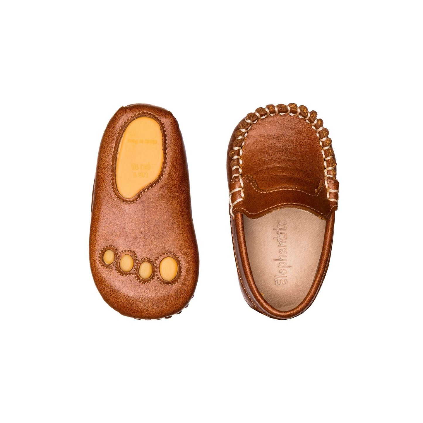 Elephantito - Natural Brown Moccasins