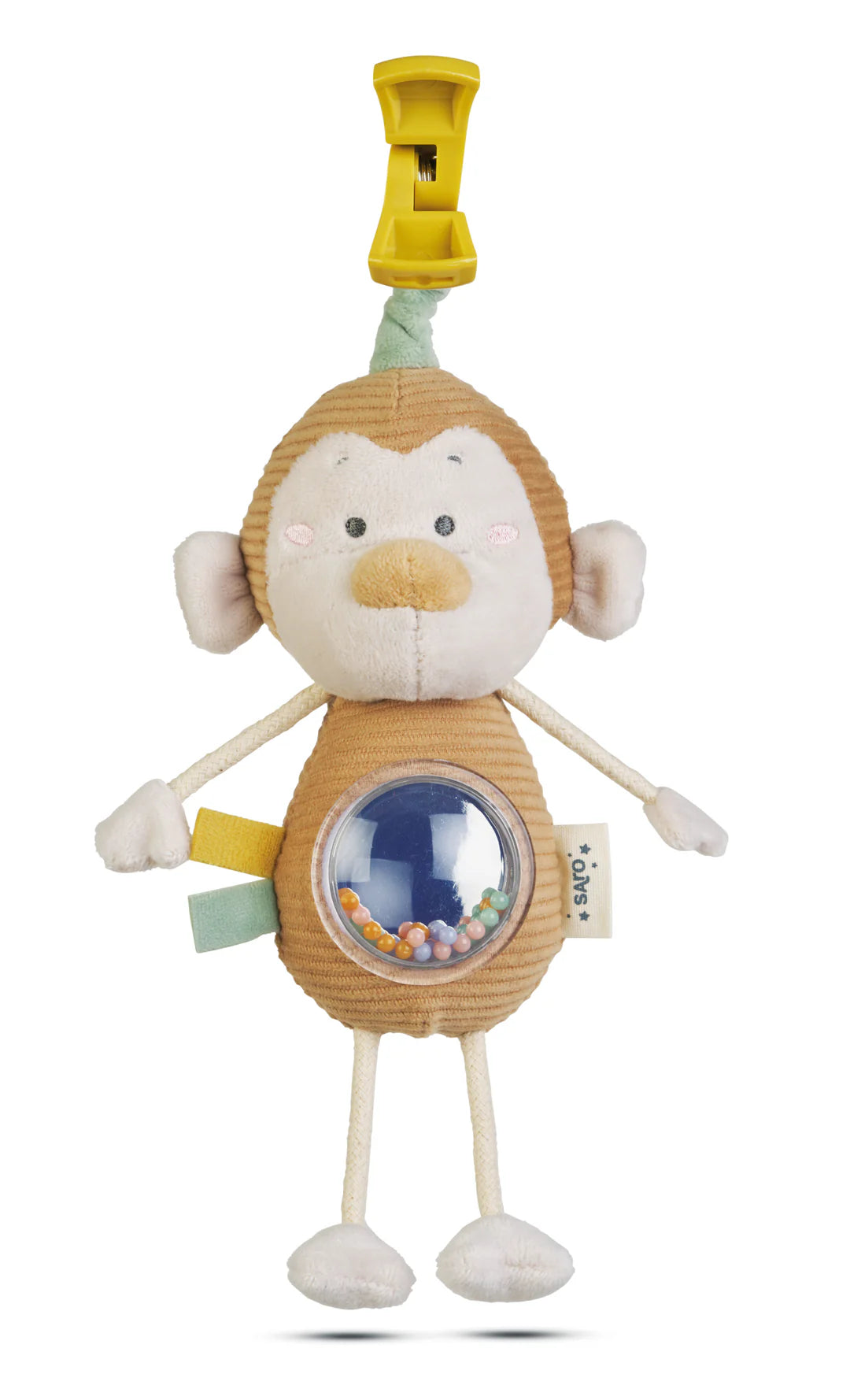 Jungle Party Mirror Rattle Monkey