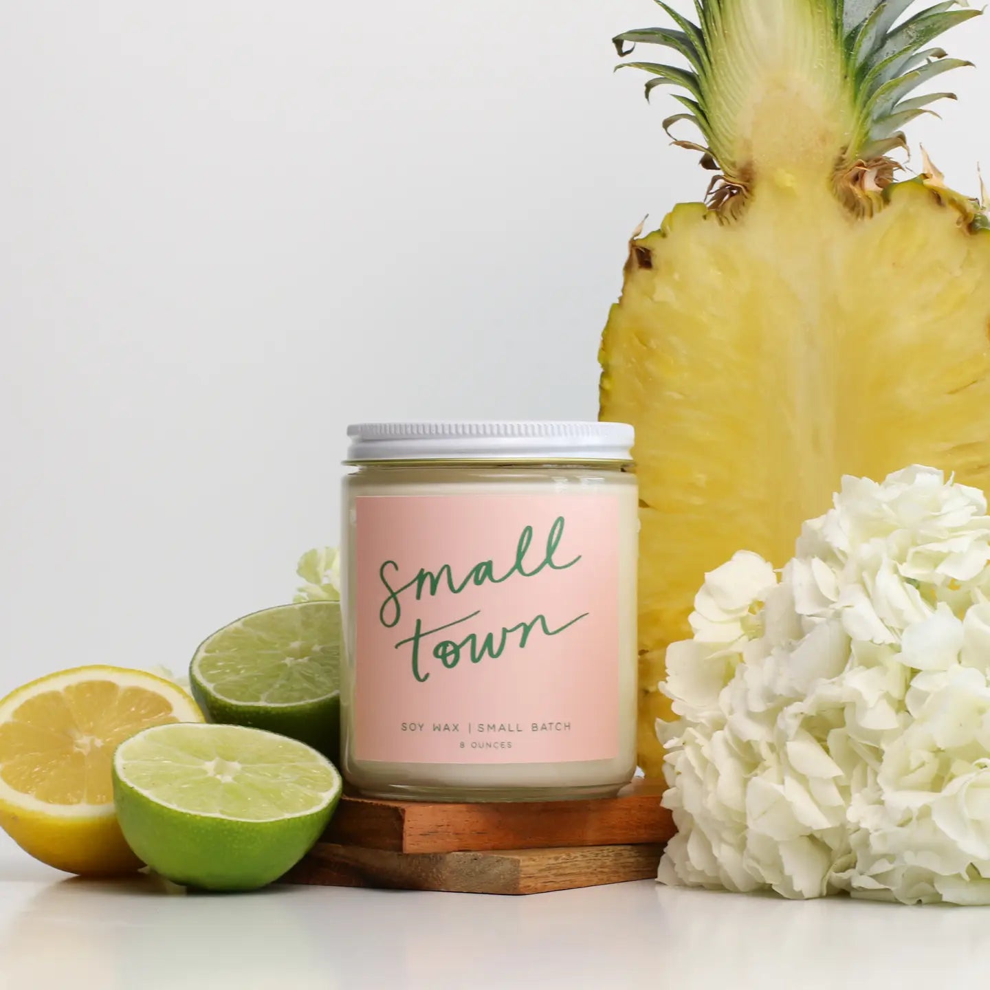 Poured Goods -Small Town: 8 oz Soy Wax