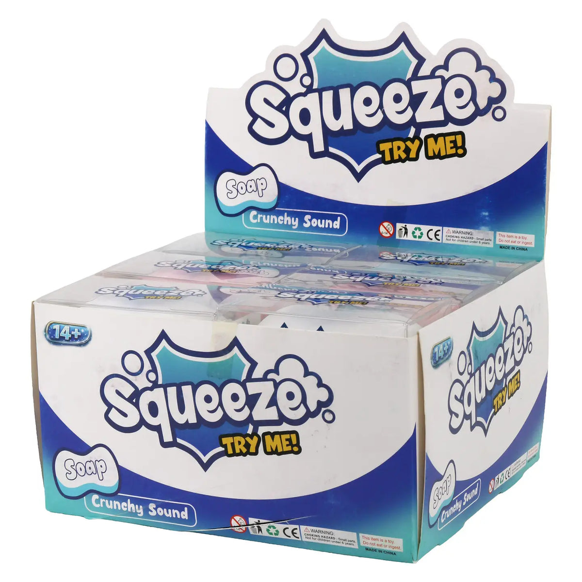 Soap Zero Rebound Tpr Crunchy Bead Slime Filled Squishy Toy