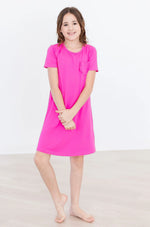 Mila & Rose -  Hot Pink TShirt Dress