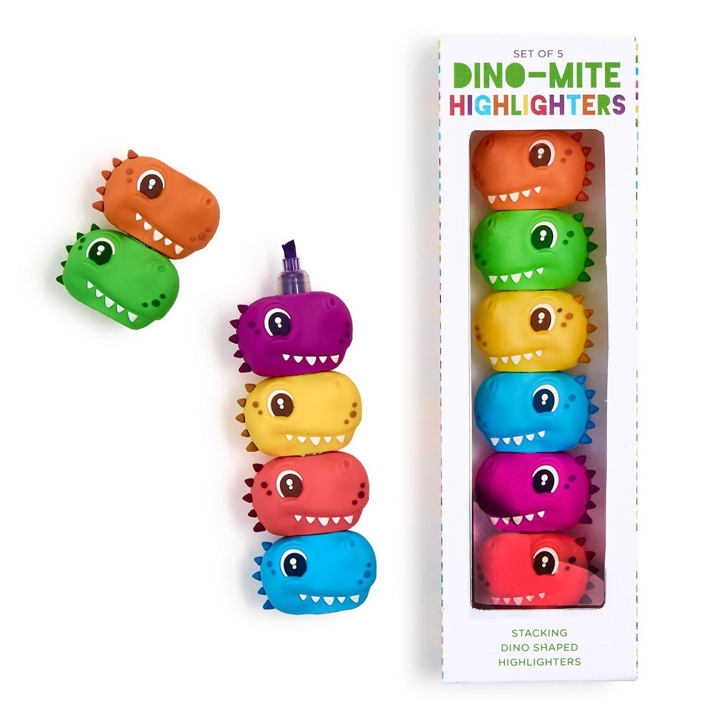 Dino-mite Stackable Dinosaur Highlighters