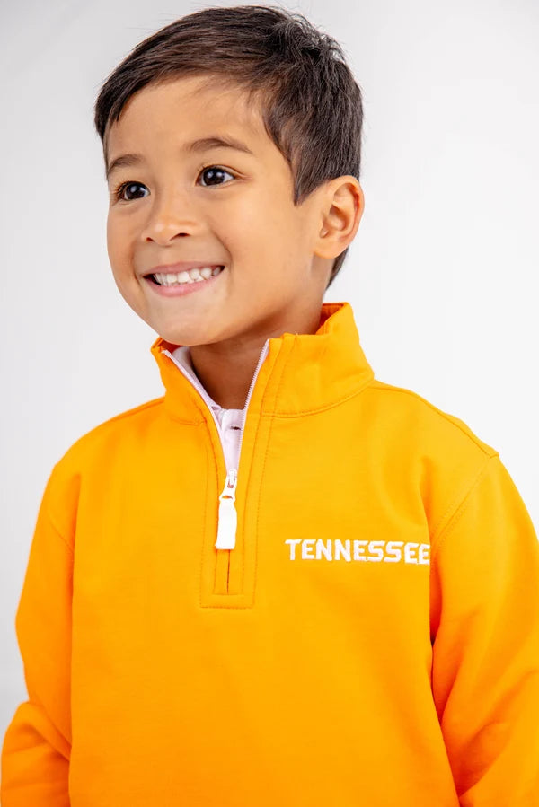Tennessee Orange/Worth Ave White Hayword Half-Zip