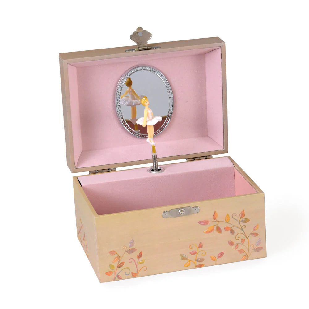 Egmont musical jewelry box featuring a cute mouse design, with intricate details and a compact, decorative storage solution.