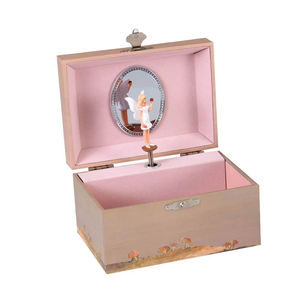 Egmont musical jewelry box featuring a cute squirrel design with intricate details and a charming decorative appearance.