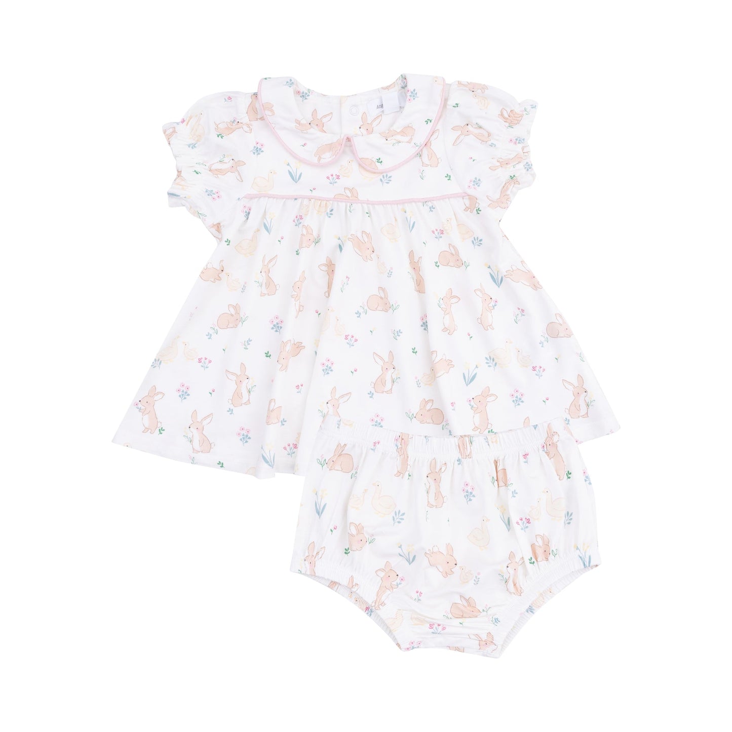 Angel Dear - Bunny & Duck Classic Baby Doll Dress