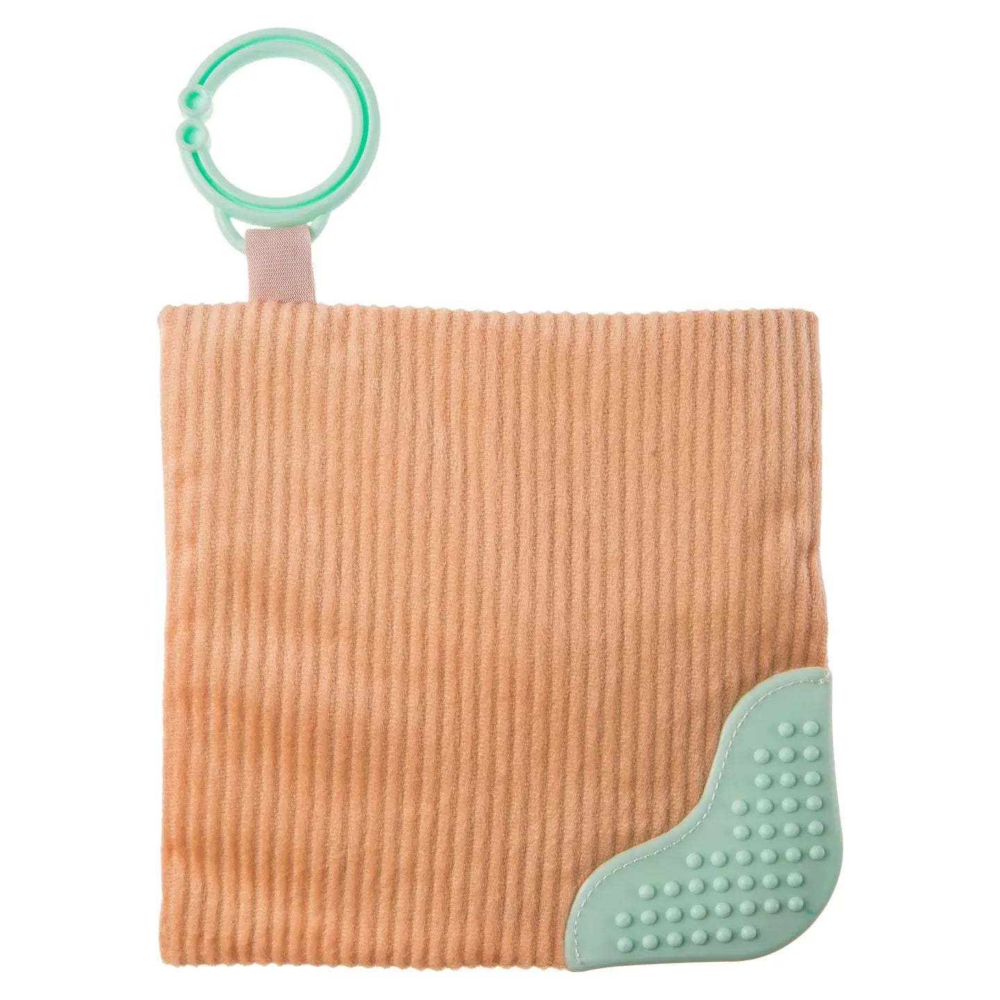 Amber Fawn Crinkle Teether by Mary Meyer, soft fabric teether with crinkle textures and adorable fawn design for infants.