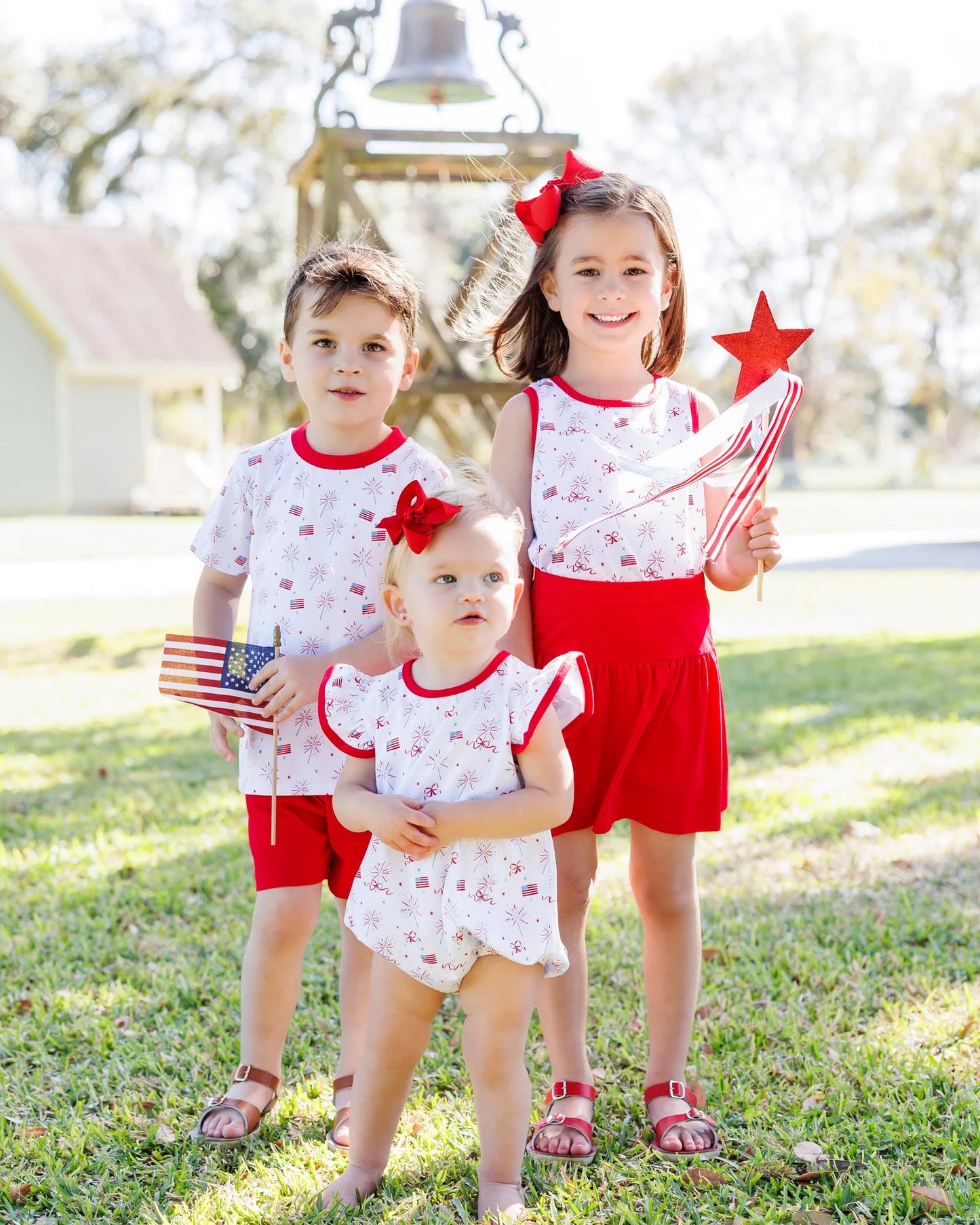 Jellybean - Fireworks and Freedom Flutter Bubble