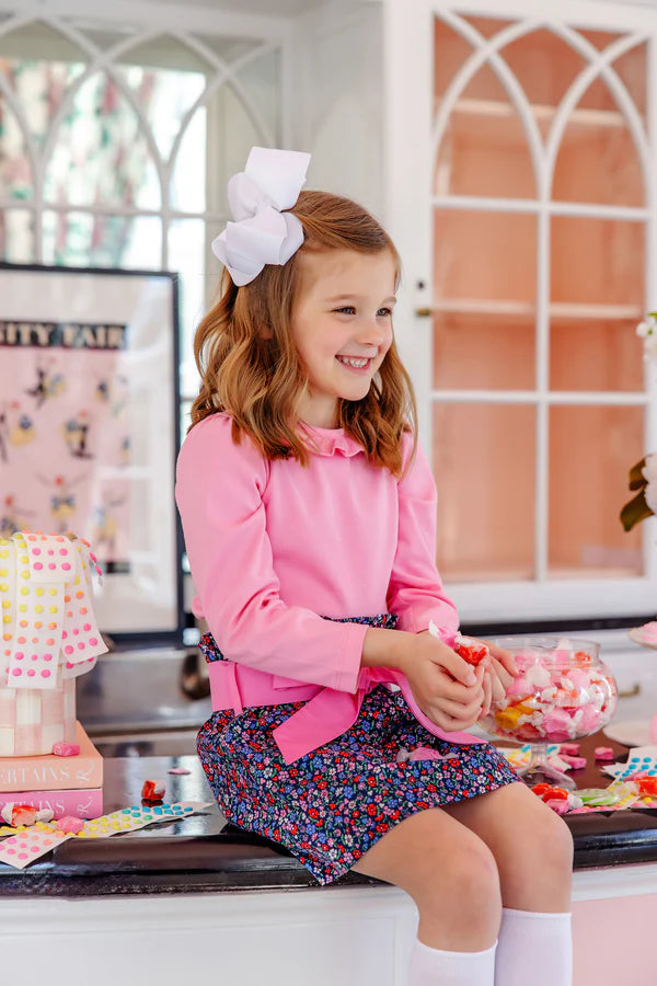 Hamptons Hot Pink Reece Ruffle Top