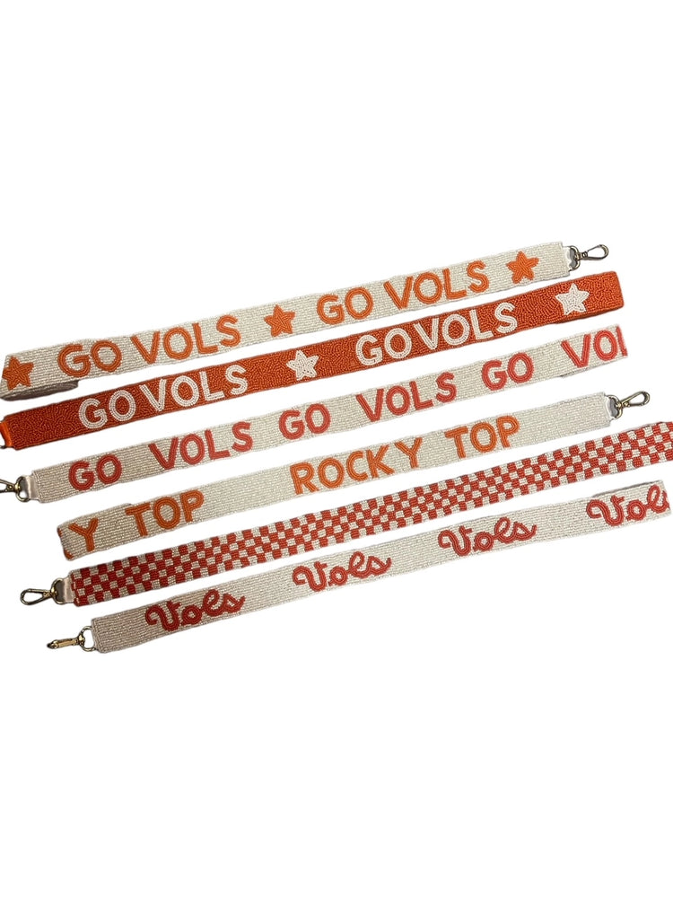 Beaded Clear Bag Strap - Rocky Top