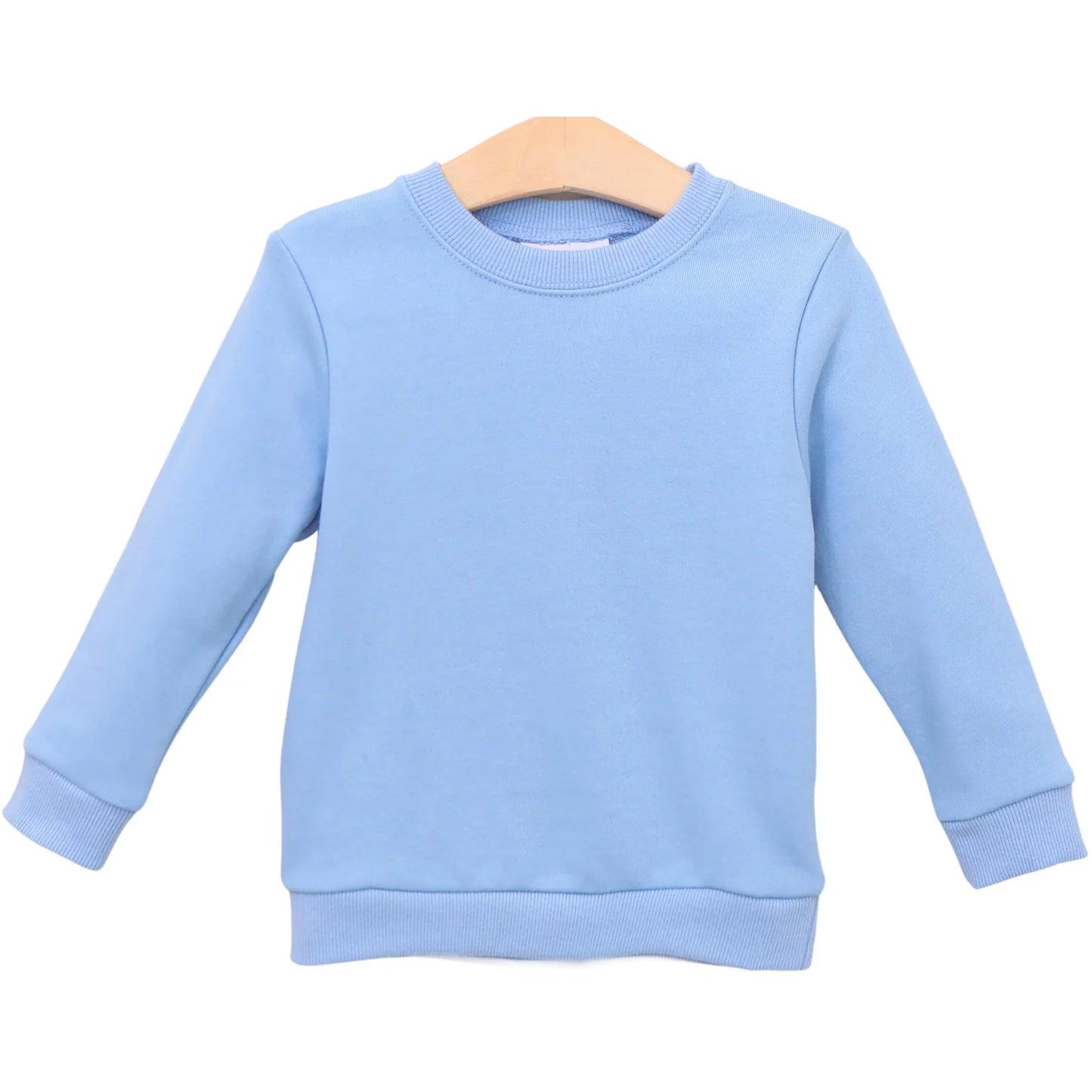 Light Blue French Terry Pullover