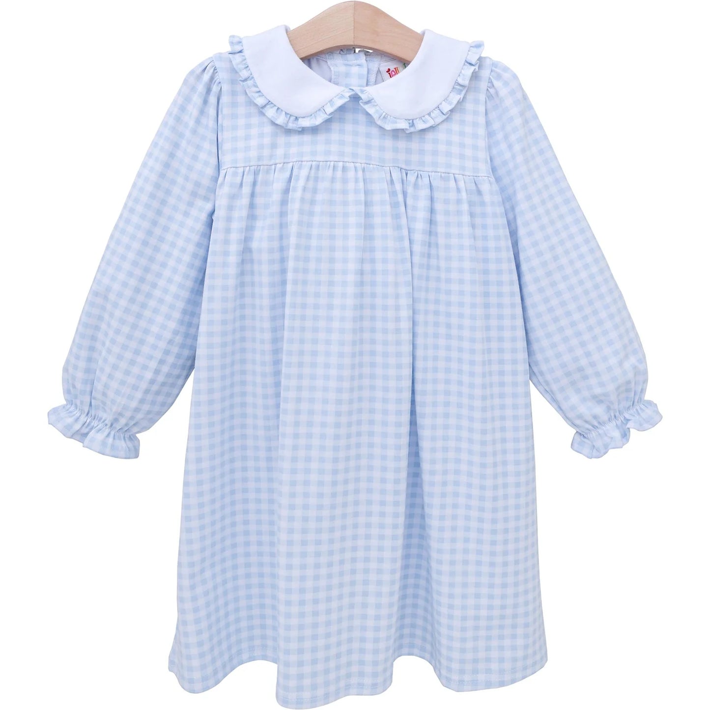 Light Blue Gingham Catherine Dress