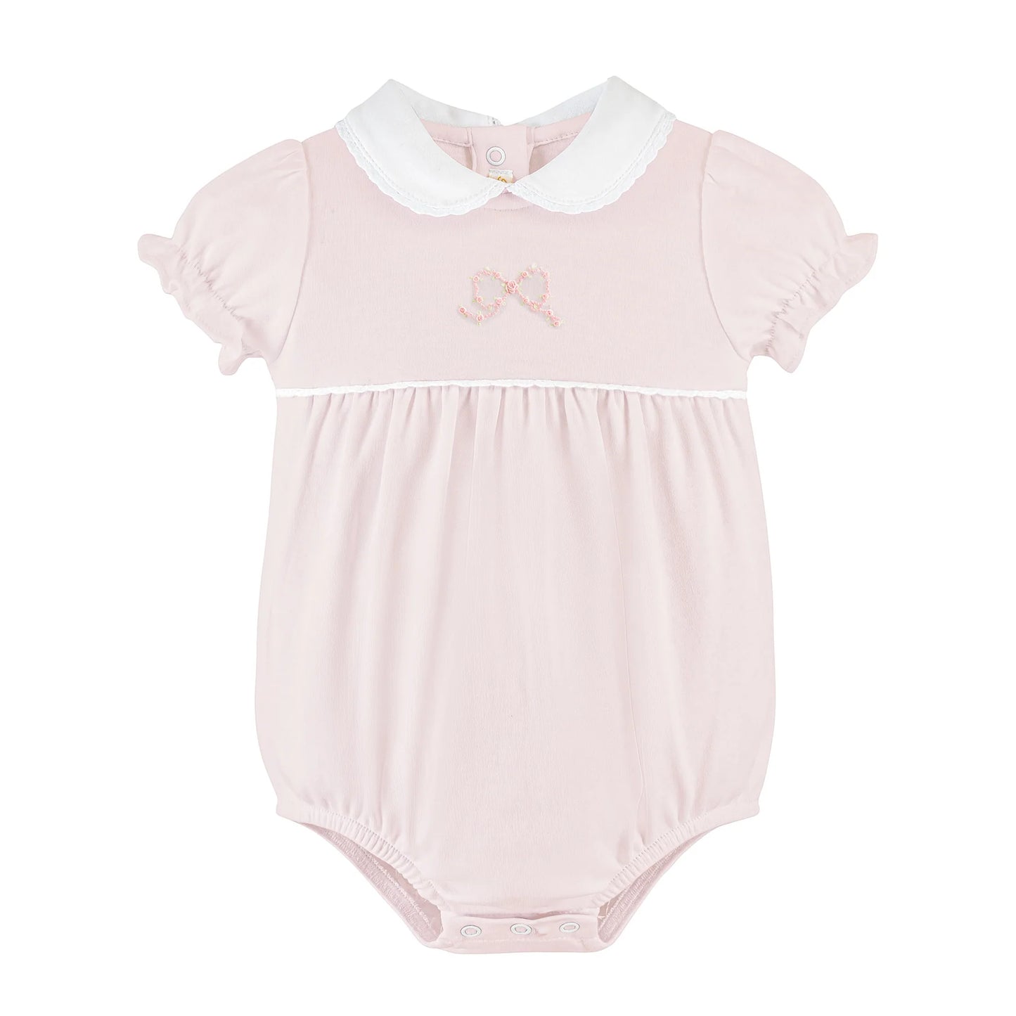 Baby Club Chic - Pretty Bows Bubble w/ Round Collar