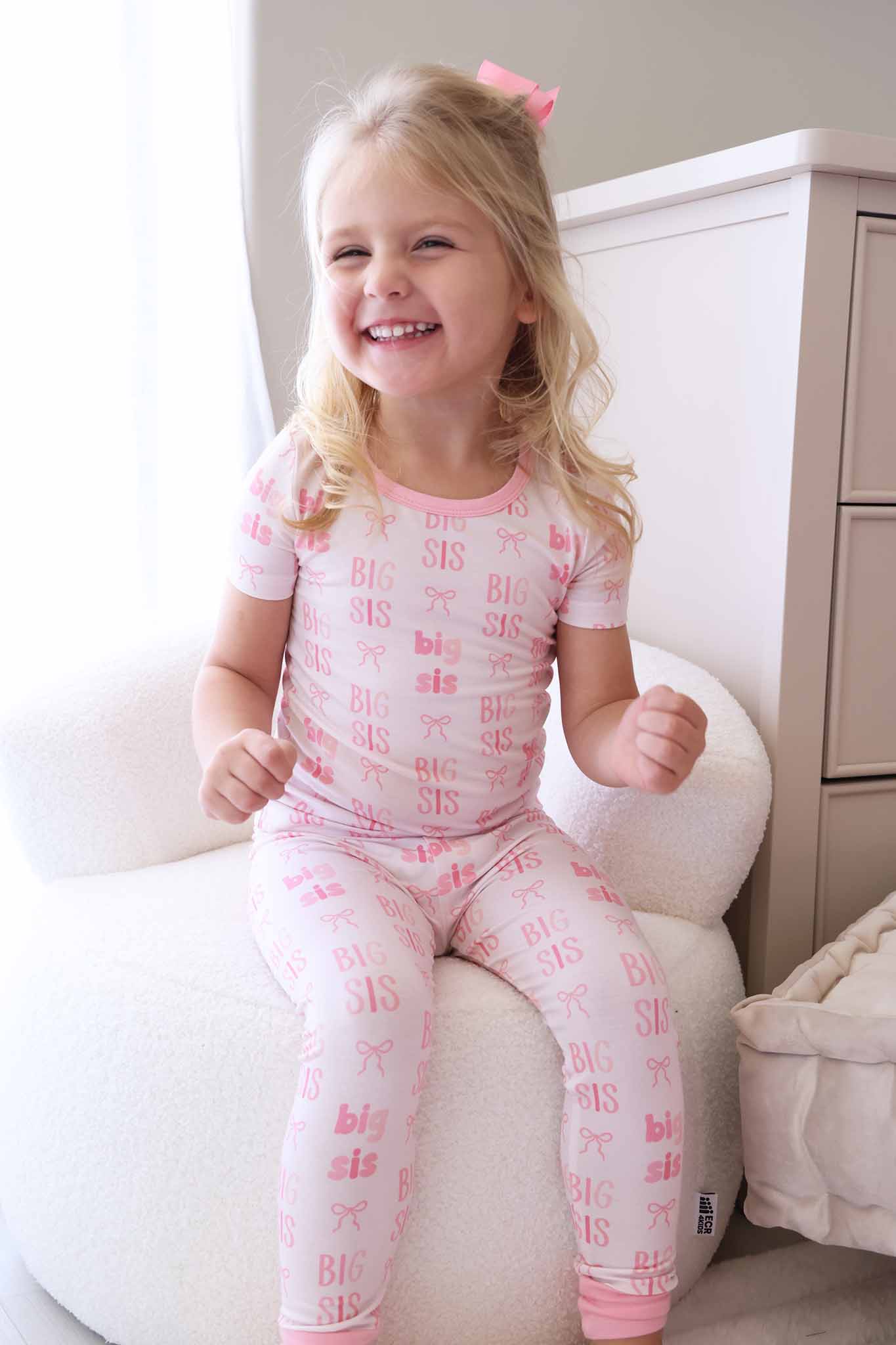 Big Sis Two Piece Pajama Set