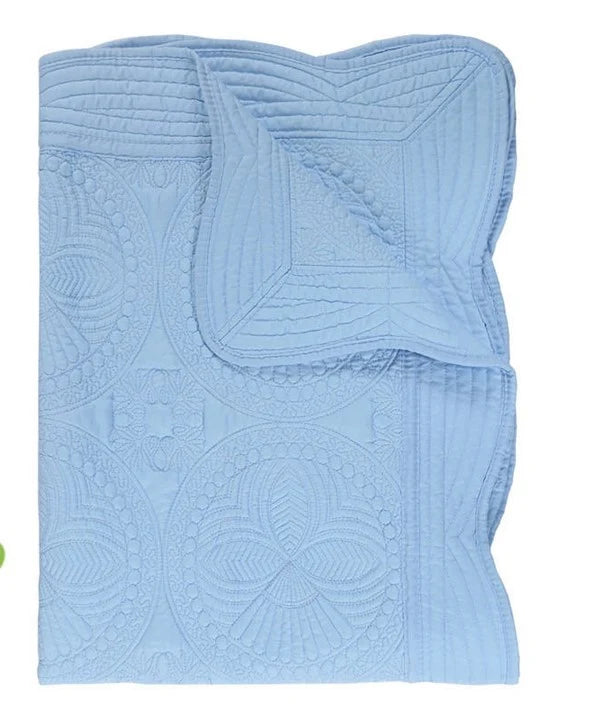 Light Blue Heirloom Quilt