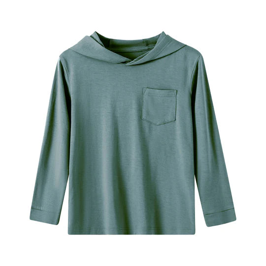 Steel Blue Lightweight Hoodie