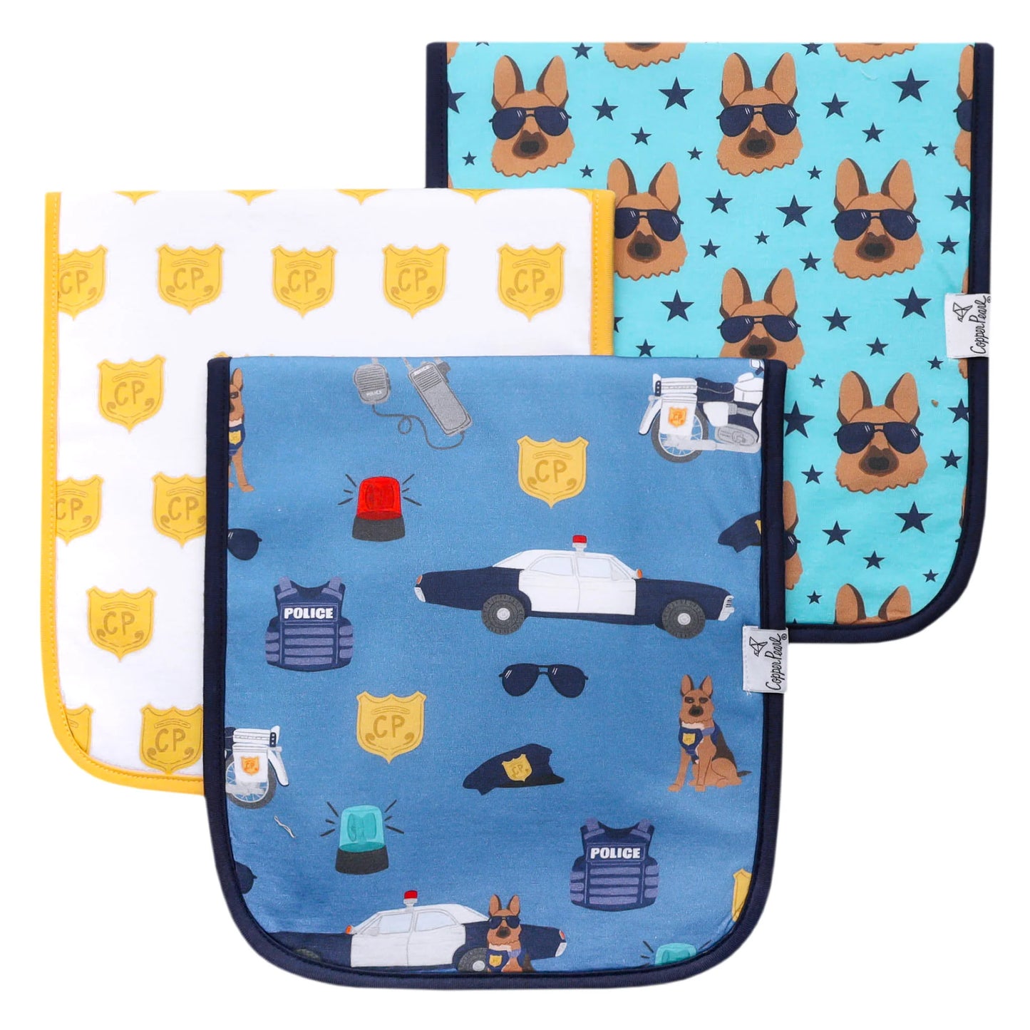 Policemen Premium Burp Cloths