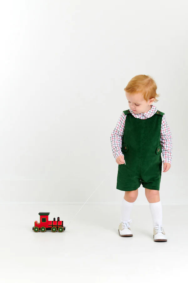 Old Town Tattersall LS Peter Pan Collar Shirt