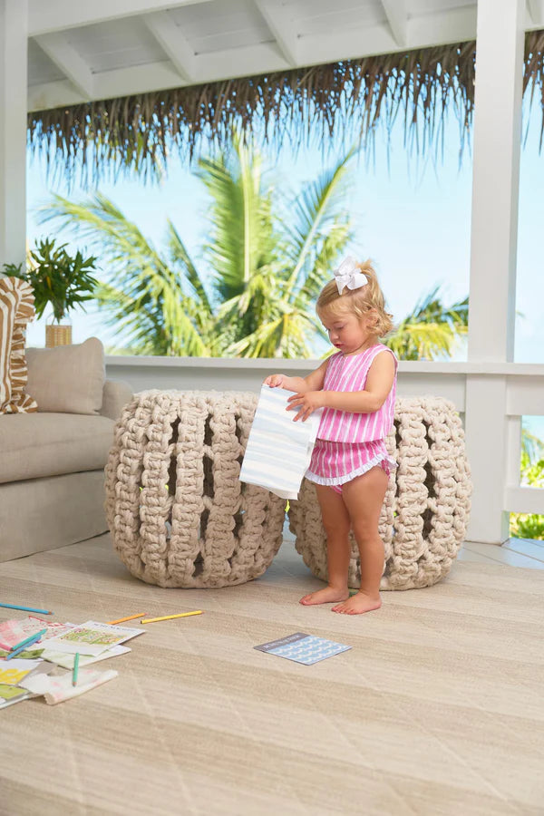 Sea Wall Stripe Winter Park Pink Mary Todd Tab Set