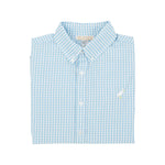 The Beaufort Bonnet Company - Brookline Blue Windowpane Dean's List Dress Shirt