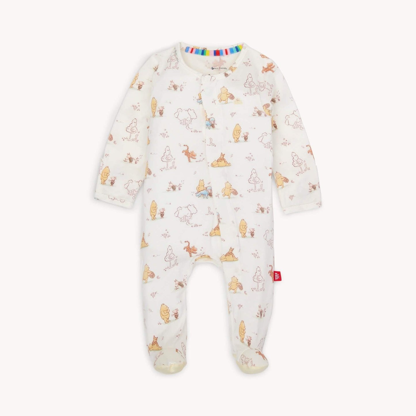 Disney Moments with Friends Magnetic Me footie for kids, soft modal fabric with playful character design