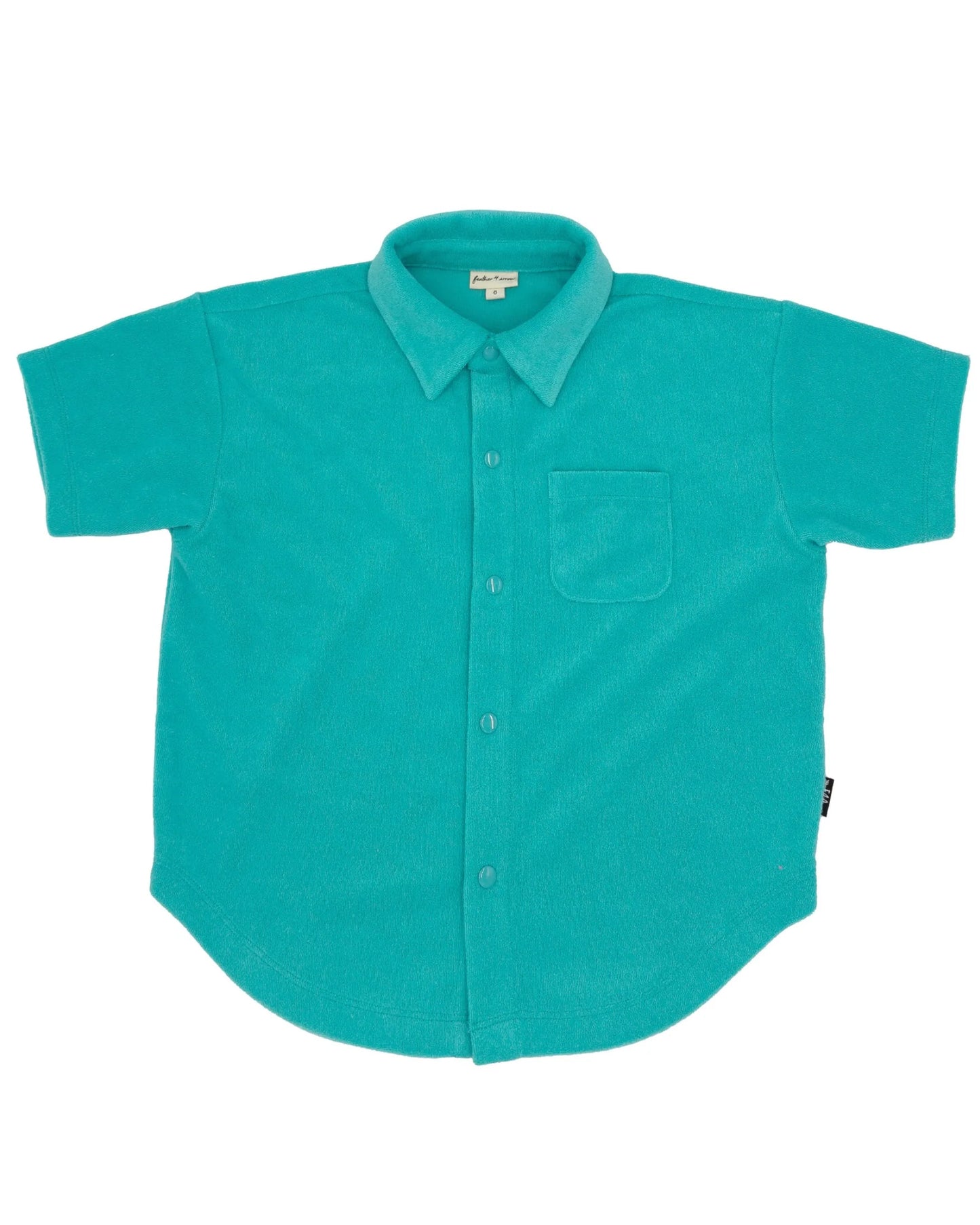 Feather 4 Arrow - Pool Blue Isla Terry Shirt