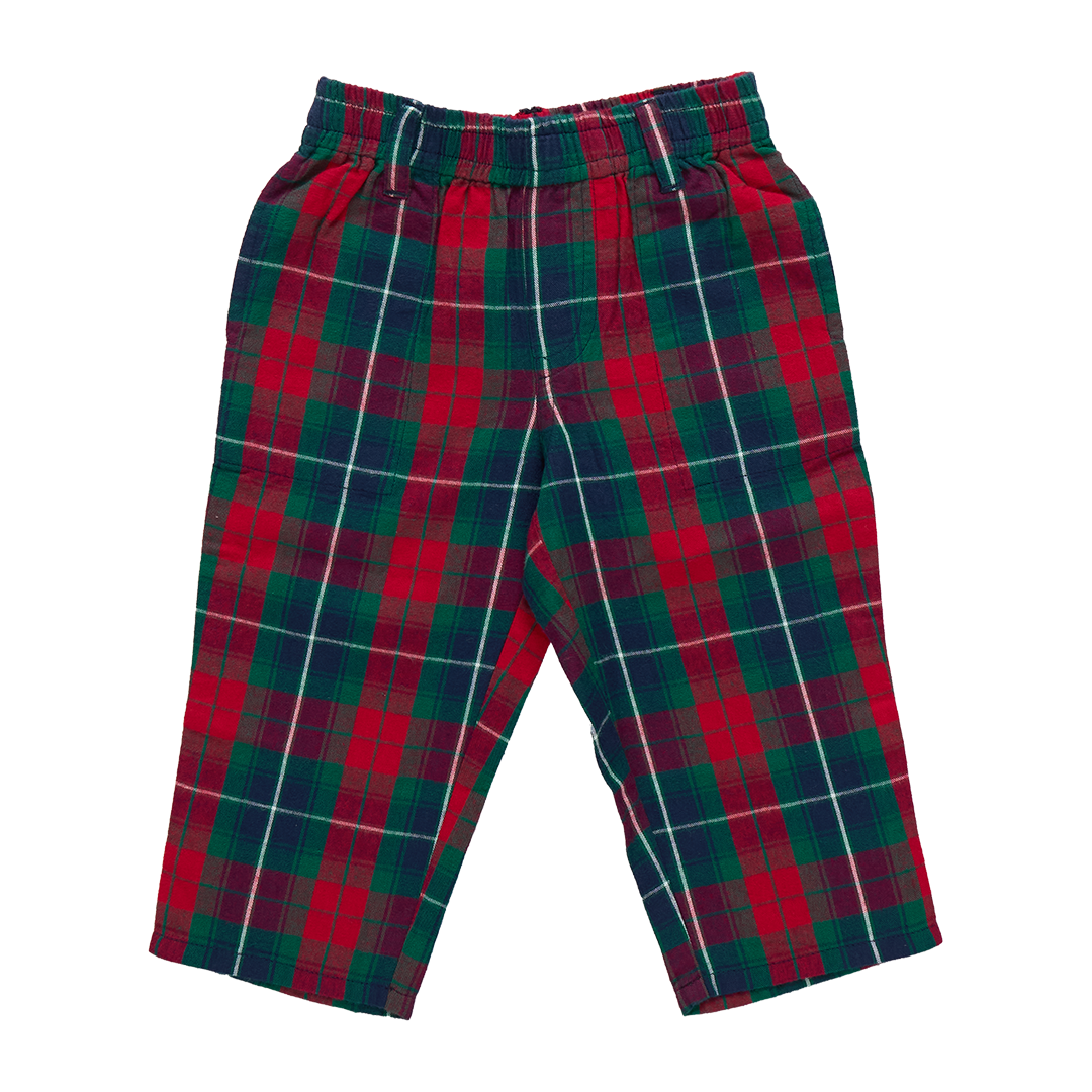 Red Tartan Boys Jackson Pant