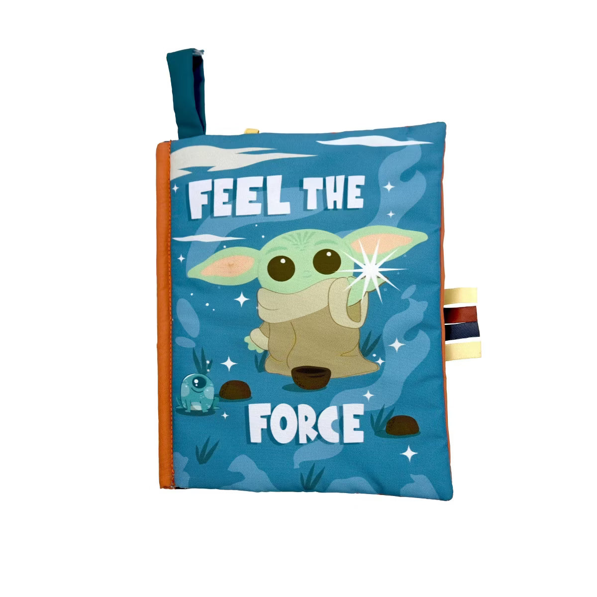 Soft plush Star Wars Grogu Deluxe Soft Book by Kids Preferred, featuring a cuddly Grogu character with colorful pages for young fans.