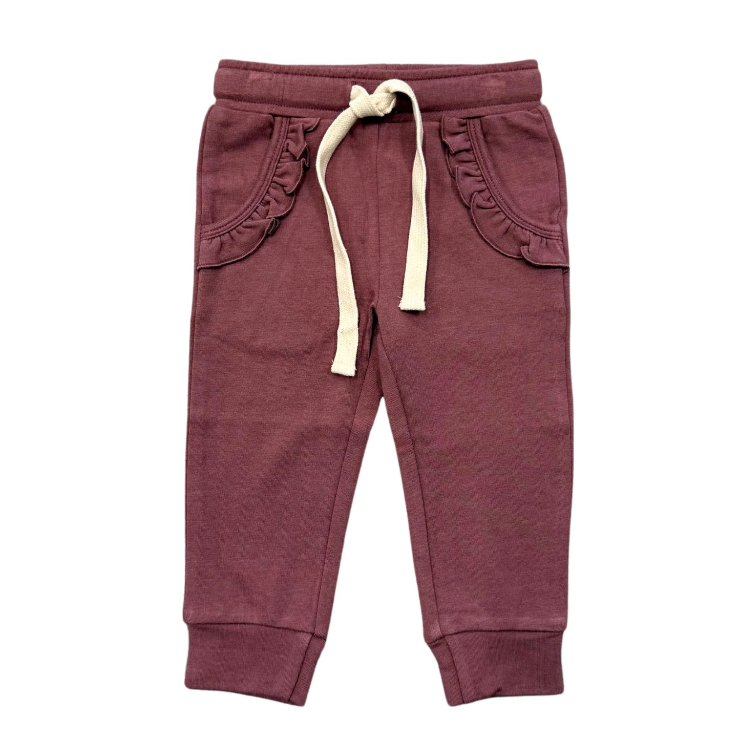 Rose Brown Girl's Joggers