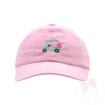 wee ones - Girls Embroidered Golf Cart Chambray Ball Cap