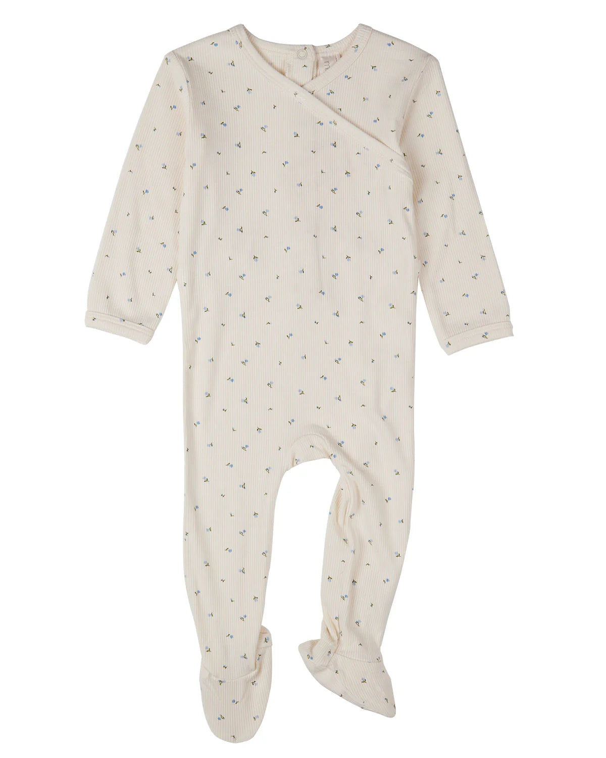 Blue Sprigs have Sprung Crossbody Footie